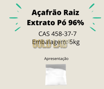 AÇAFRÃO RAIZ EXTRATO PÓ 96% 5KG
