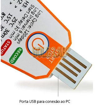 DATALOGGER CONTROLE DE TEMPERATURA (-30 A 70º), DESCARTÁVEL DA ELITECH - UNIDADE