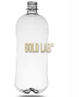 FRASCO PET CRISTAL C/ TAMPA LACRE 1000ML MODELO B PCT C/128 PÇS