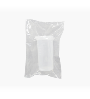 FRASCO AMOSTRA 100ML + TIOSSULFATO + ESTERIL + TRANSLUCICO + GRAD + TAMPA PRESSAO + DUPLO LACRE C/50