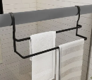 SUPORTE P/ TOALHA DE BANHEIRO BOX COR PRETO
